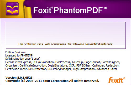 serial foxit pdf creator